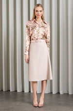 4817 Юбка женская (бежевый меланж)