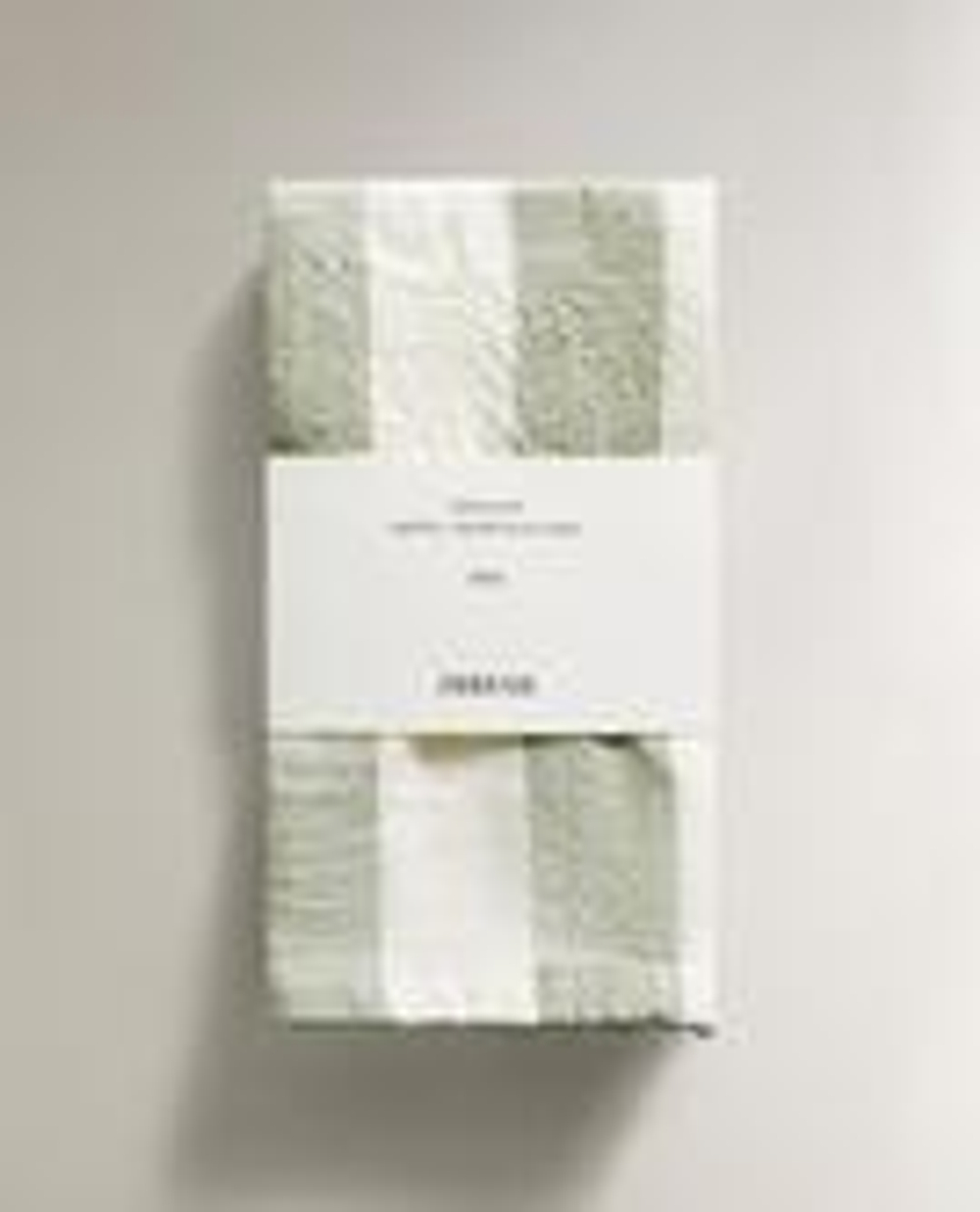 ZARA HOME НАБОР САЛФЕТОК С ТКАНЫМ УЗОРОМ В ПОЛОСКУ (2 ШТ.), СИНИЙ