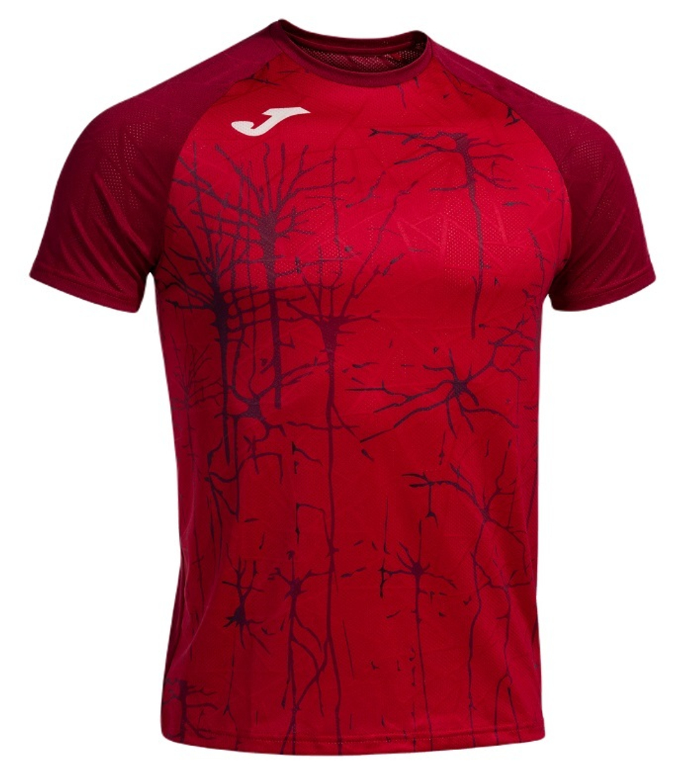 Мужская теннисная футболка Joma Elite IX Short Sleeve T-Shirt M - красный