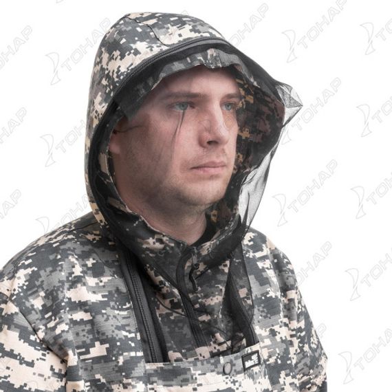 Костюм летний противоэнцефалитный СТОП-КЛЕЩ Т/С, цв.Gray Digital р.52-54/182 Helios