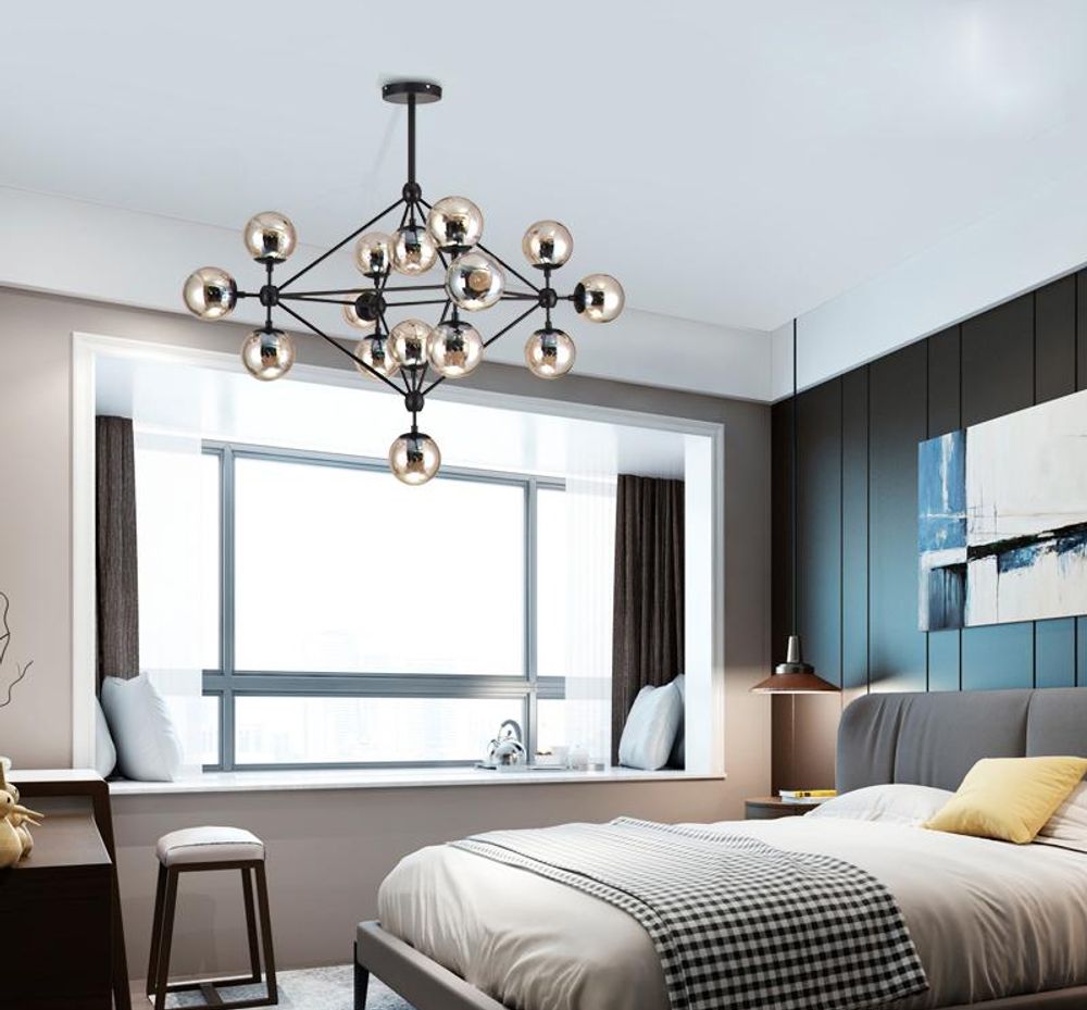 Люстра Modo 15 cognac