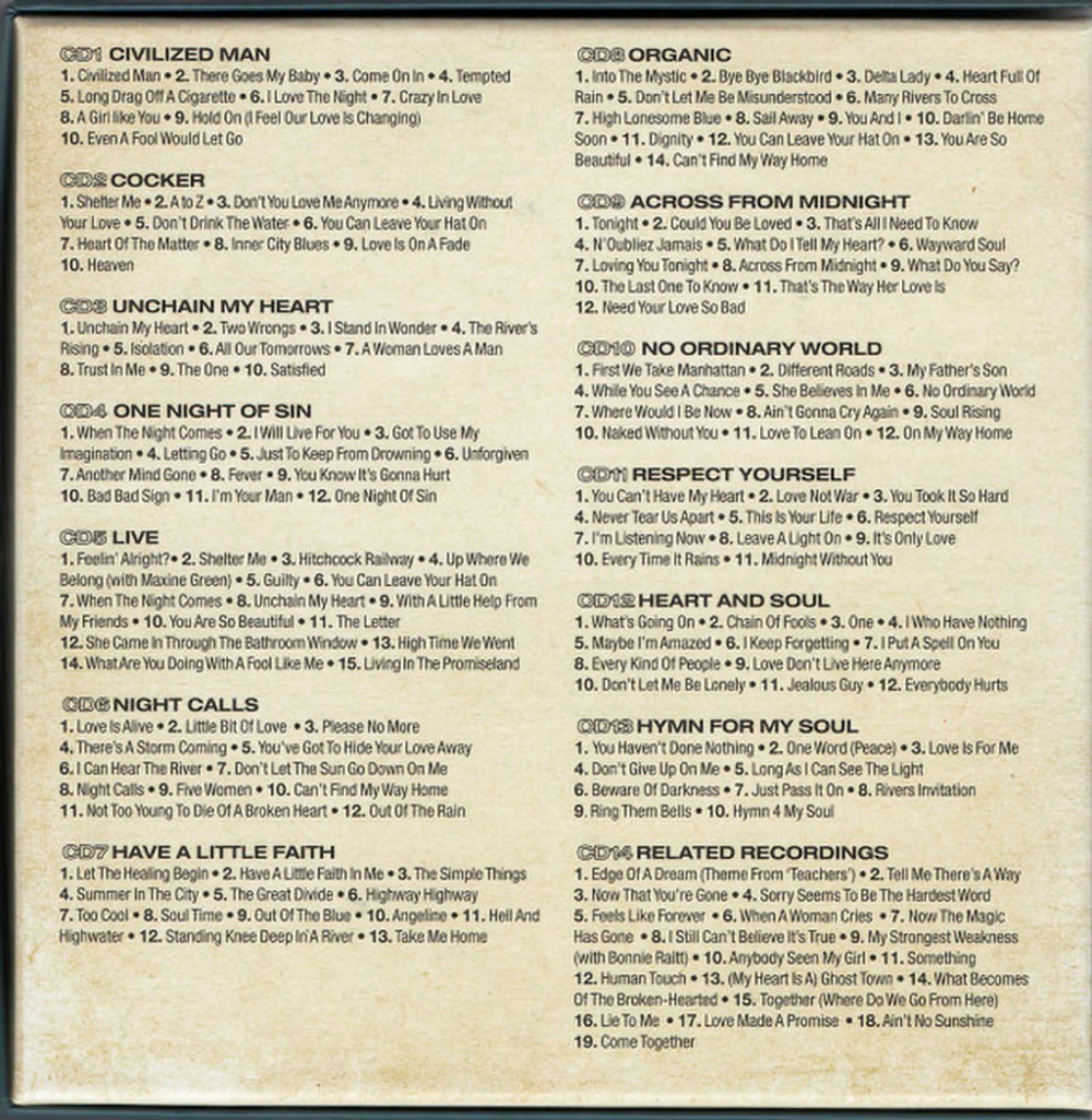 Joe Cocker / The Album Recordings 1984-2007 (14CD)