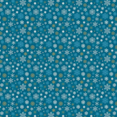 Бумага упаковочная 50х70 см «Снежинки» (1 лист)