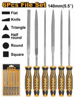 Набор надфилей 140 мм, 6 шт INGCO HKTF63