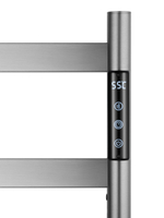 Полотенцесушитель электрический напольный WONZON & WOGHAND ESSEN, Темный графит (WW-A406-GM)