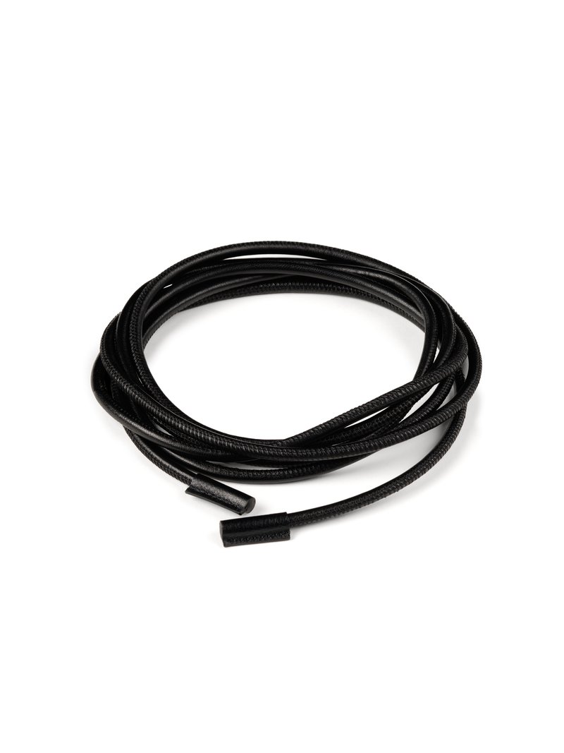 Ремень-шнурок длинный черный