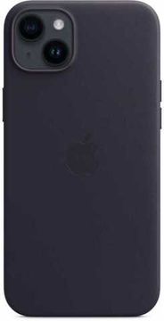 Чехол Apple MagSafe для iPhone 14 Plus, кожа, чернильный