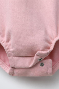 ZARA КОМБИНЕЗОН С КОНТРАСТНОЙ ОТДЕЛКОЙ, РОЗОВЫЙ