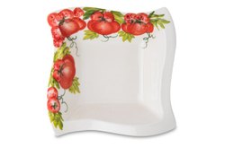 Салатник квадратный 18см Edelweiss Томаты
