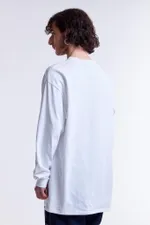 Лонгслив Гербарий Мак Белый
