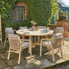 Стол Rimini Ø150, массив акации