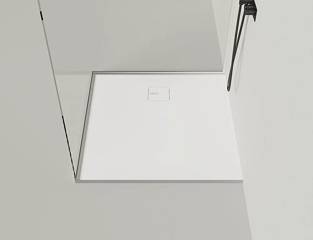 Душевой поддон Salini Oasi 120324M S-Stone 100x100 белый матовый