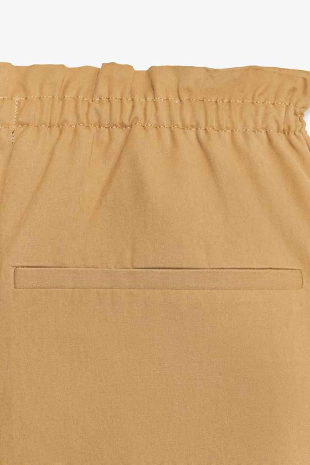 ZARA ЮБКА-ШОРТЫ С ПУГОВИЦАМИ, МЯГКИЙ КАШТАНОВЫЙ