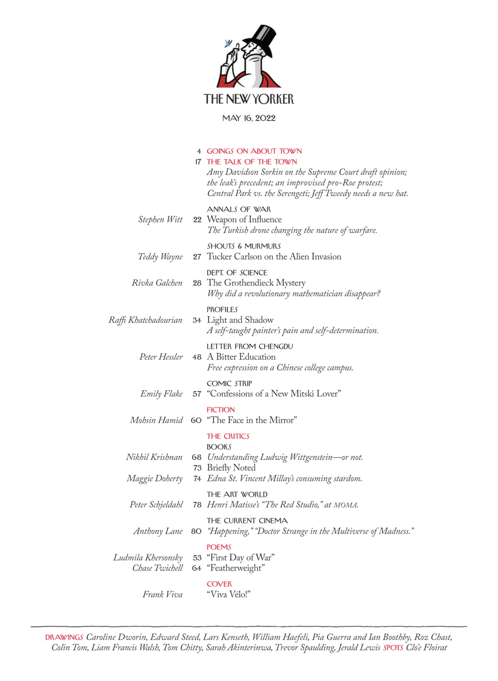 Журнал The New Yorker 16-05-2022