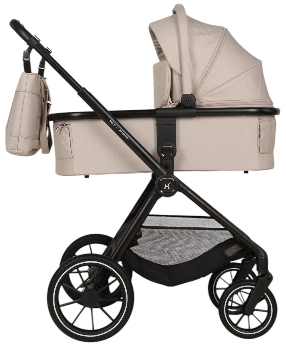 Детская коляска Adamex Nova 3 в 1 БЕЖЕВЫЙ - BEIGE
