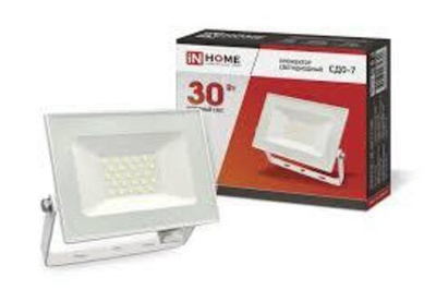 Прожектор св/д 30W(2400Лм) 6500К 133х123х21 InHome