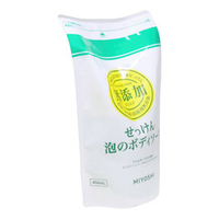 Пенящееся жидкое мыло для тела на основе натуральных компонентов (мягкая упаковка) Miyoshi Additive Free Bubble Body Soap 450мл