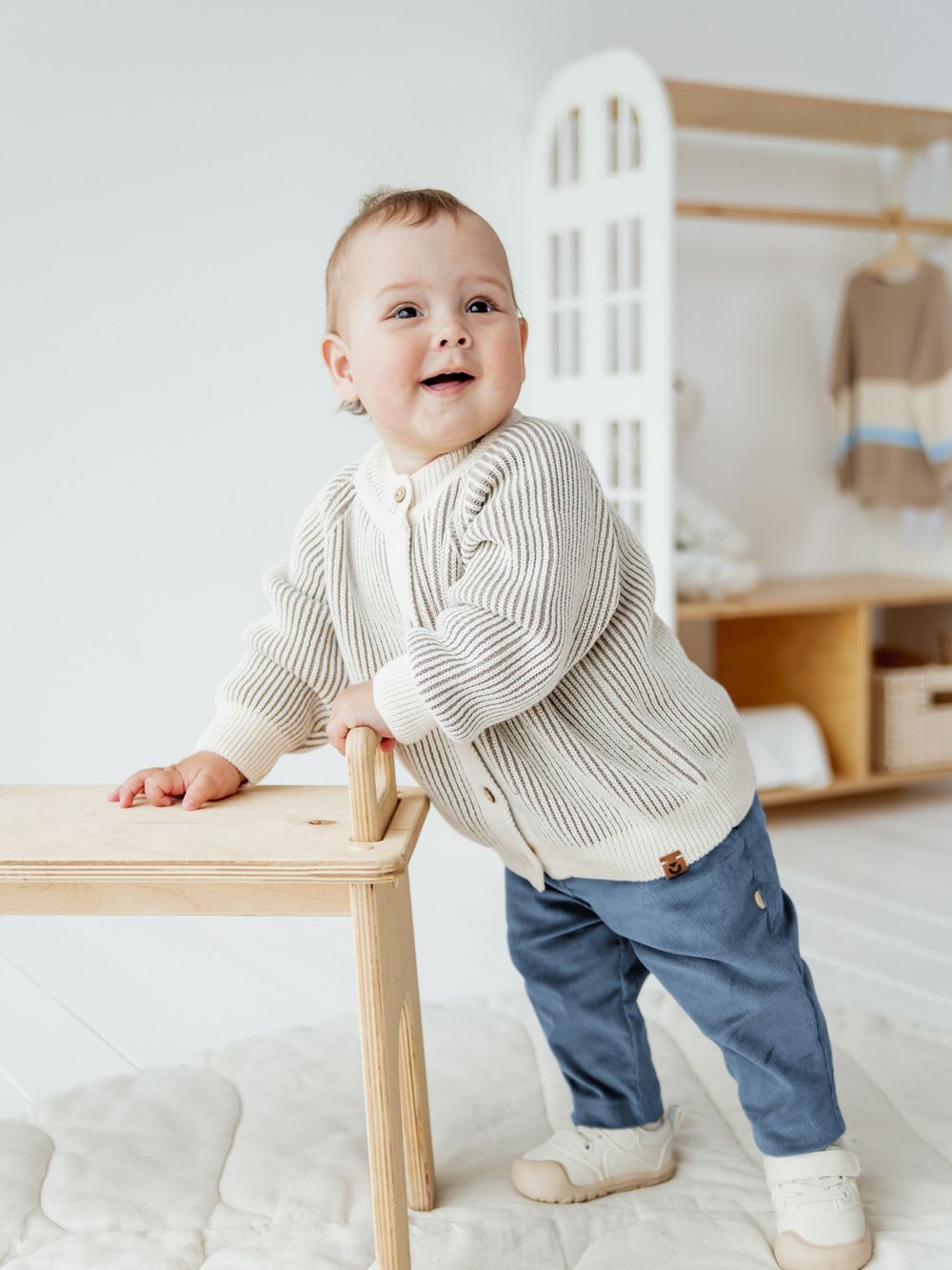 Брюки вельветовые "Деним" 0+