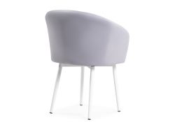 Стул на металлокаркасе Моншау крутящийся velutto 49 / белый