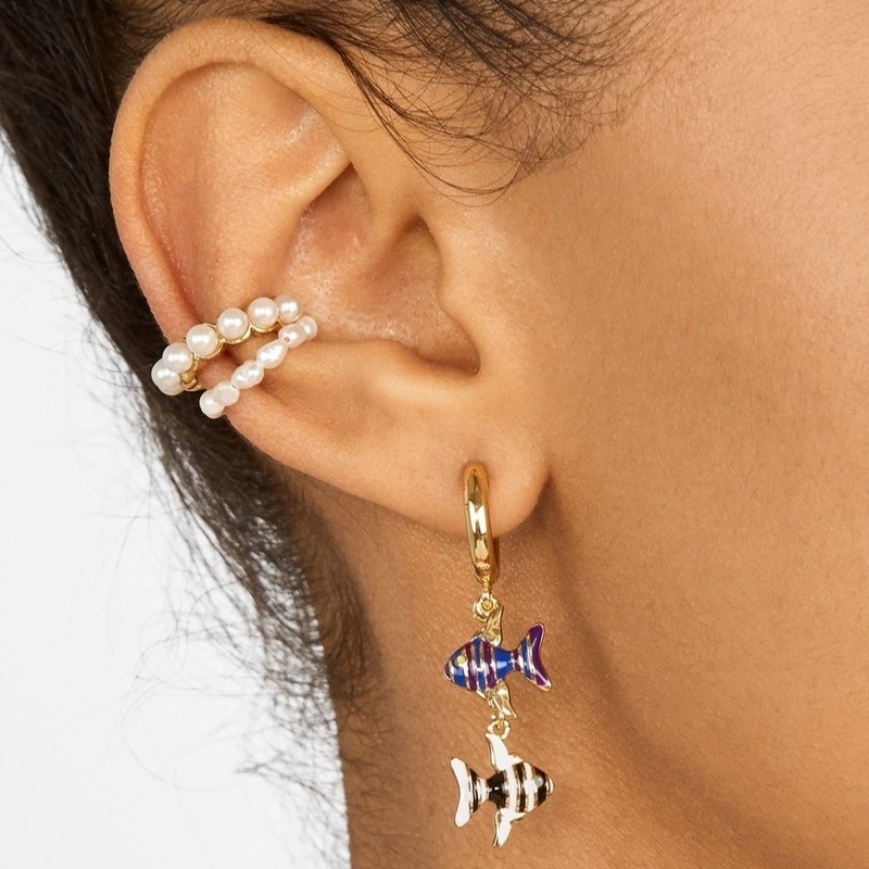 Кафф Кладин с Жемчугом