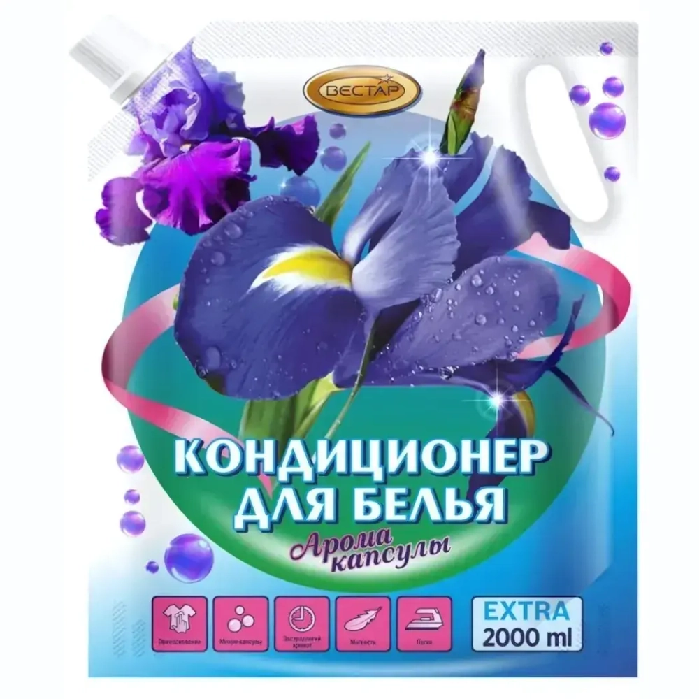 Кондиционер для белья 2л Вестар Ирис дой-пак