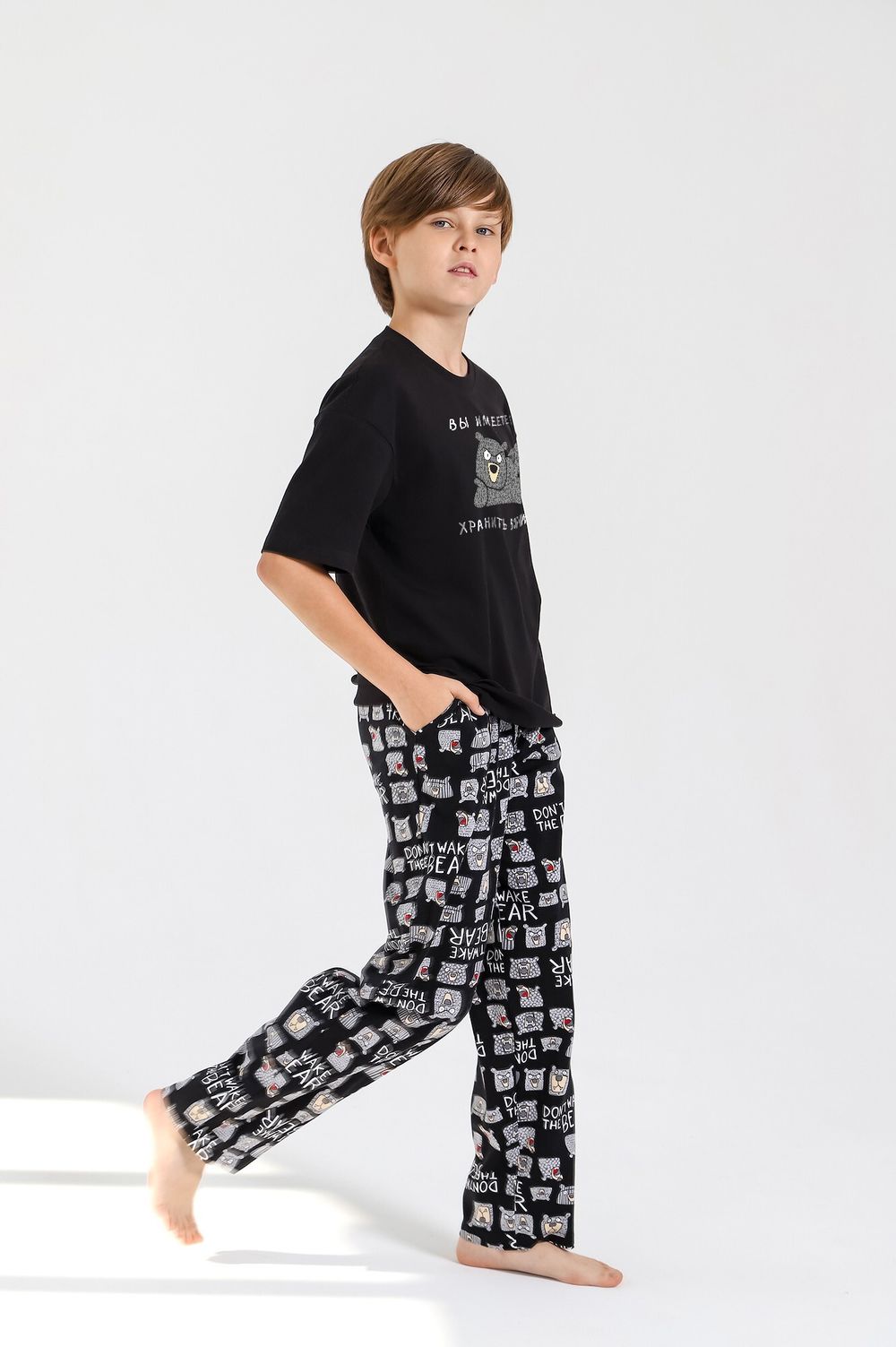 Костюм для мальчика Потап-1 Виотекс ЧЁРНЫЙ