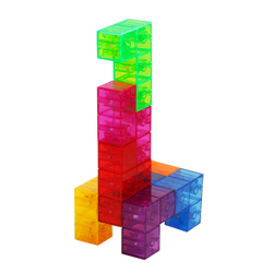 Магнитный 3D куб Прозрачный