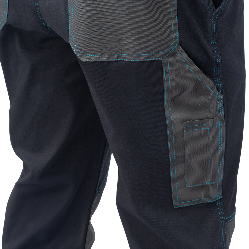 Полукомбинезон профессиональный рабочий, 97% хлопок 3% спандекс, XL Gross