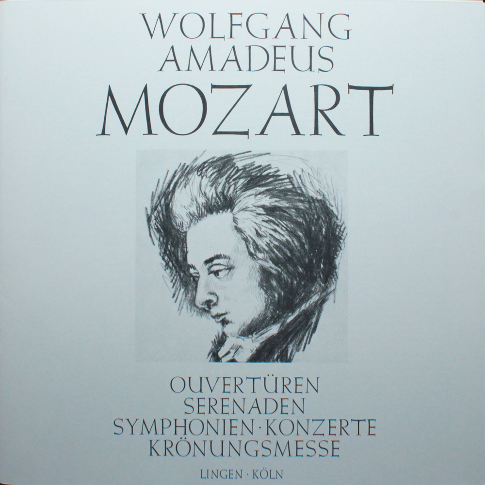 Wolfgang Amadeus Mozart / Ouverturen - Serenaden - Symphonien - Konzerte - Kronungsmesse (5LP)