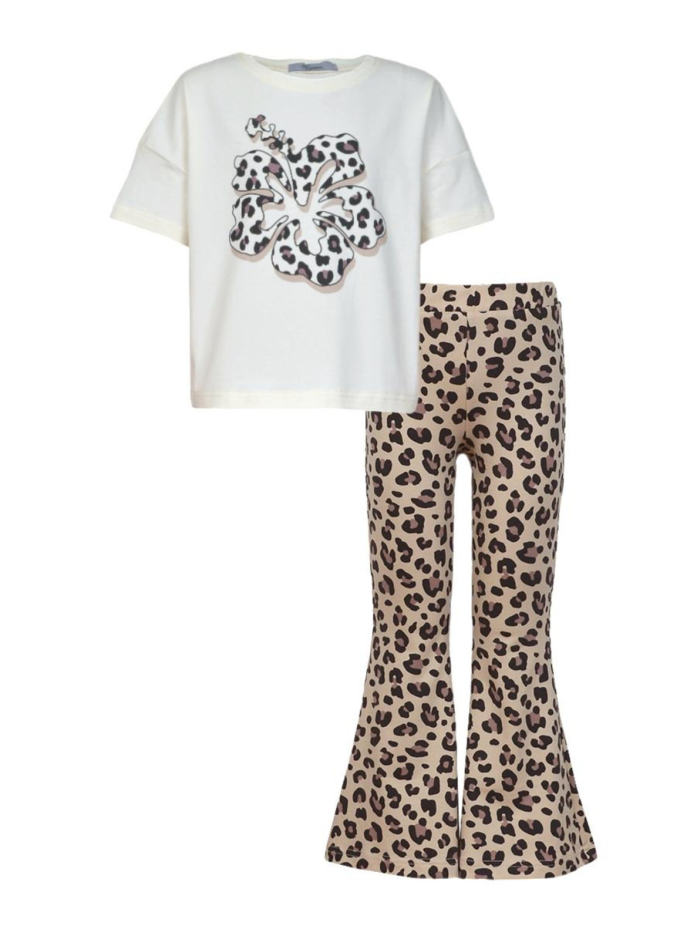 02-155-1 Комплект для девочки (футболка+ брюки)