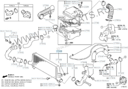 Интеркулер Toyota Hilux, Fortuner, Innova / RVLT-179400L110