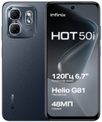 Смартфон Infinix HOT 50i 4 ГБ/128 ГБ черный