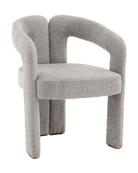 Стул Болинджер букле светло-серый