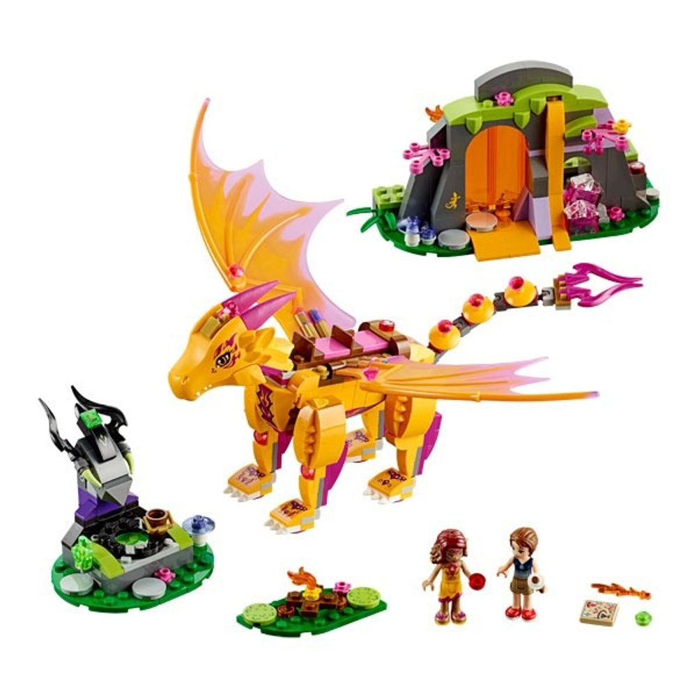 LEGO Elves: Лавовая пещера дракона огня 41175 — Fire Dragon's Lava Cave — Лего Эльфы