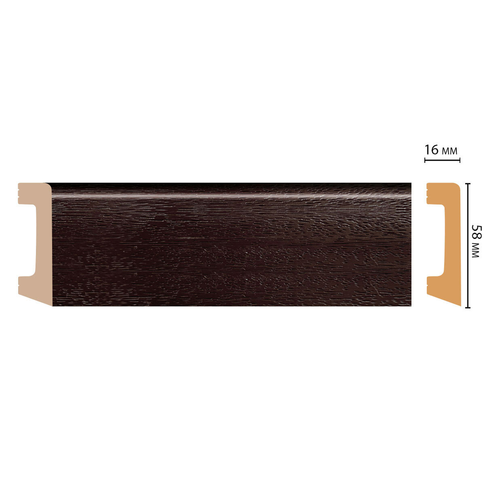 Плинтус Decomaster D234 D234-433 ДМ