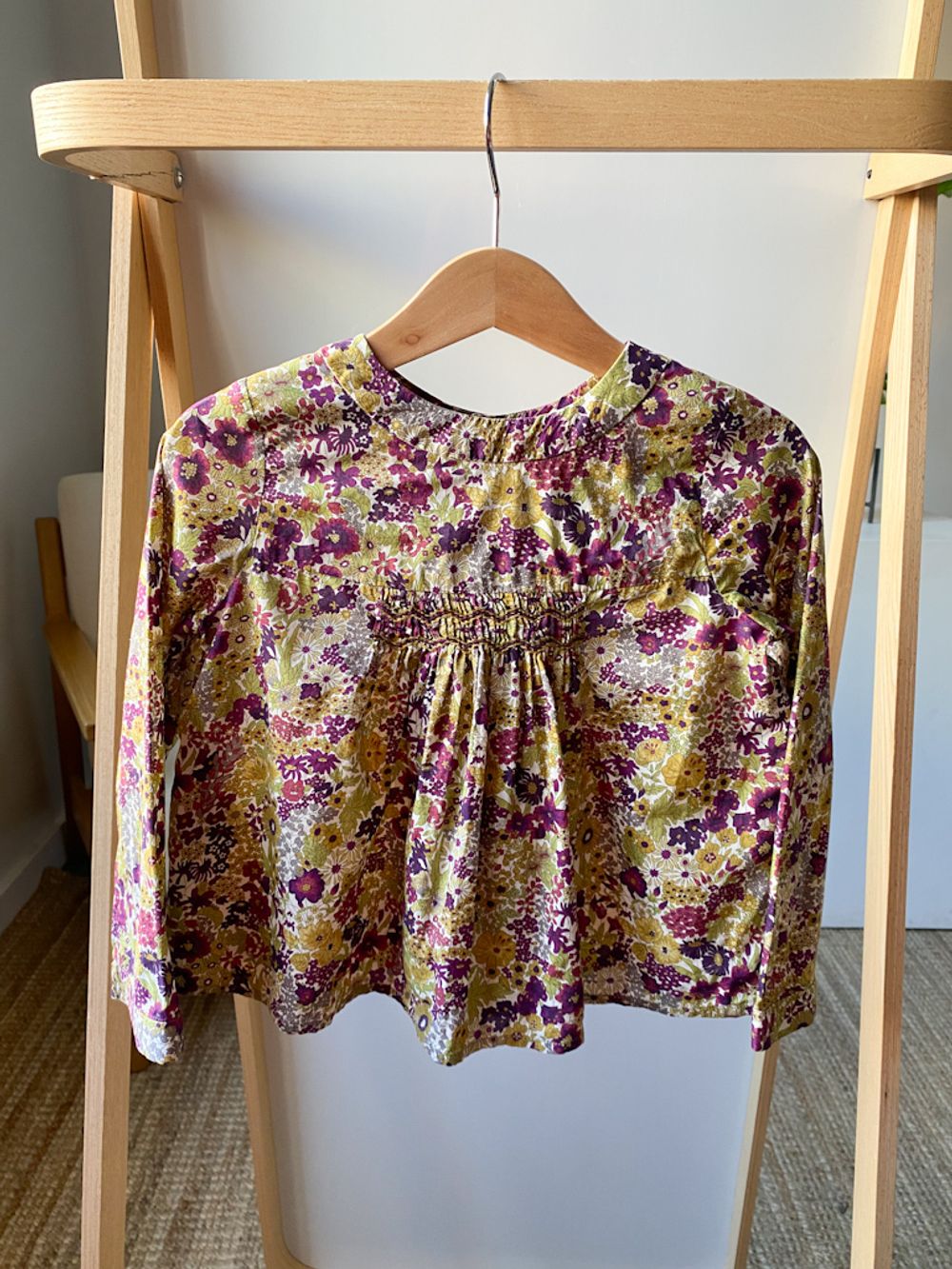 Хлопковая блузка Bonpoint, 104