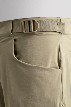 ZARA ШОРТЫ GRAVEL, МЯГКИЙ ЗЕЛЕНЫЙ