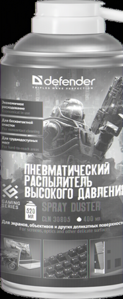 Спрей-очиститель Defender CLN30805 Gaming для экранов 400 мл