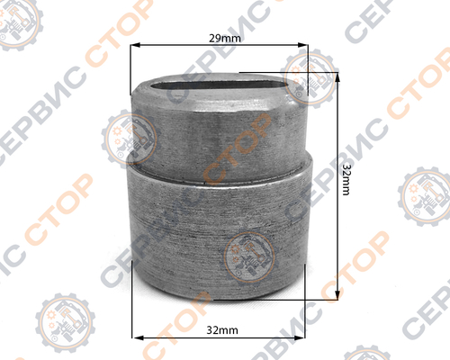Переходник привода насоса гидравлики под шпонку к минитрактору R195/195N