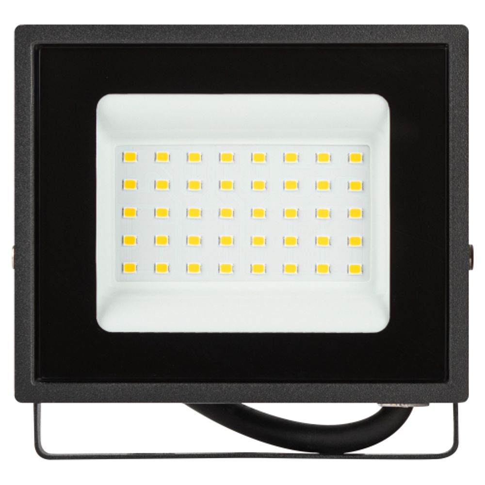 Прожектор светодиодный уличный ЭРА LPR-023-0-30K-030 30Вт 3000K 2400Лм IP65 | Прожекторы Стандарт