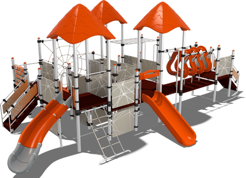 Детский городок Гавайи (паттерн Vector)