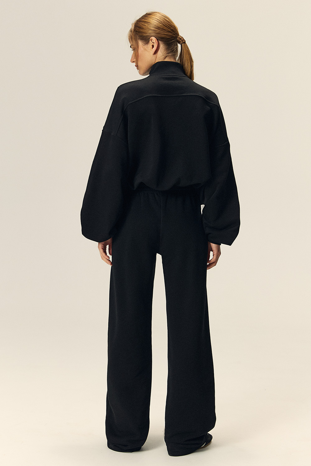 Штаны с рельефными швами Чёрный