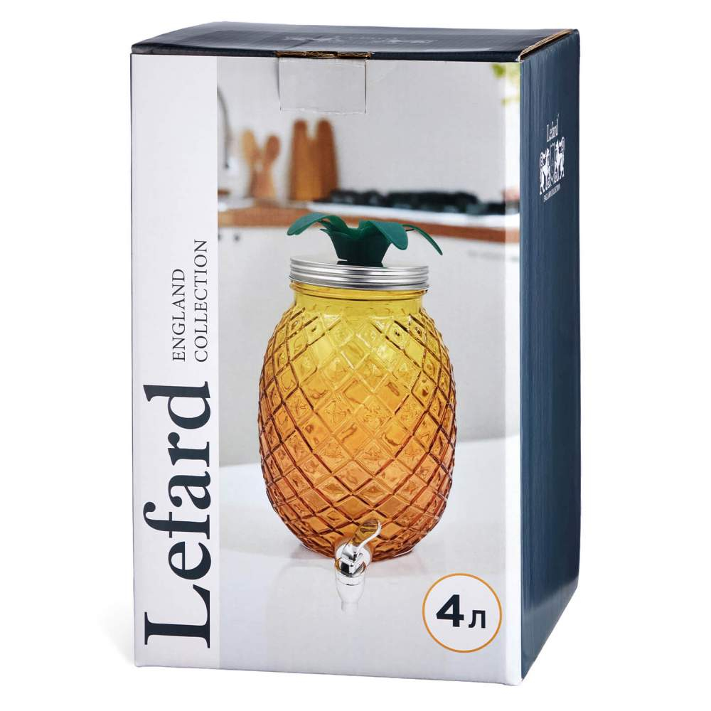 Диспенсер для напитков 4л "Pineapple", 18*25,5см