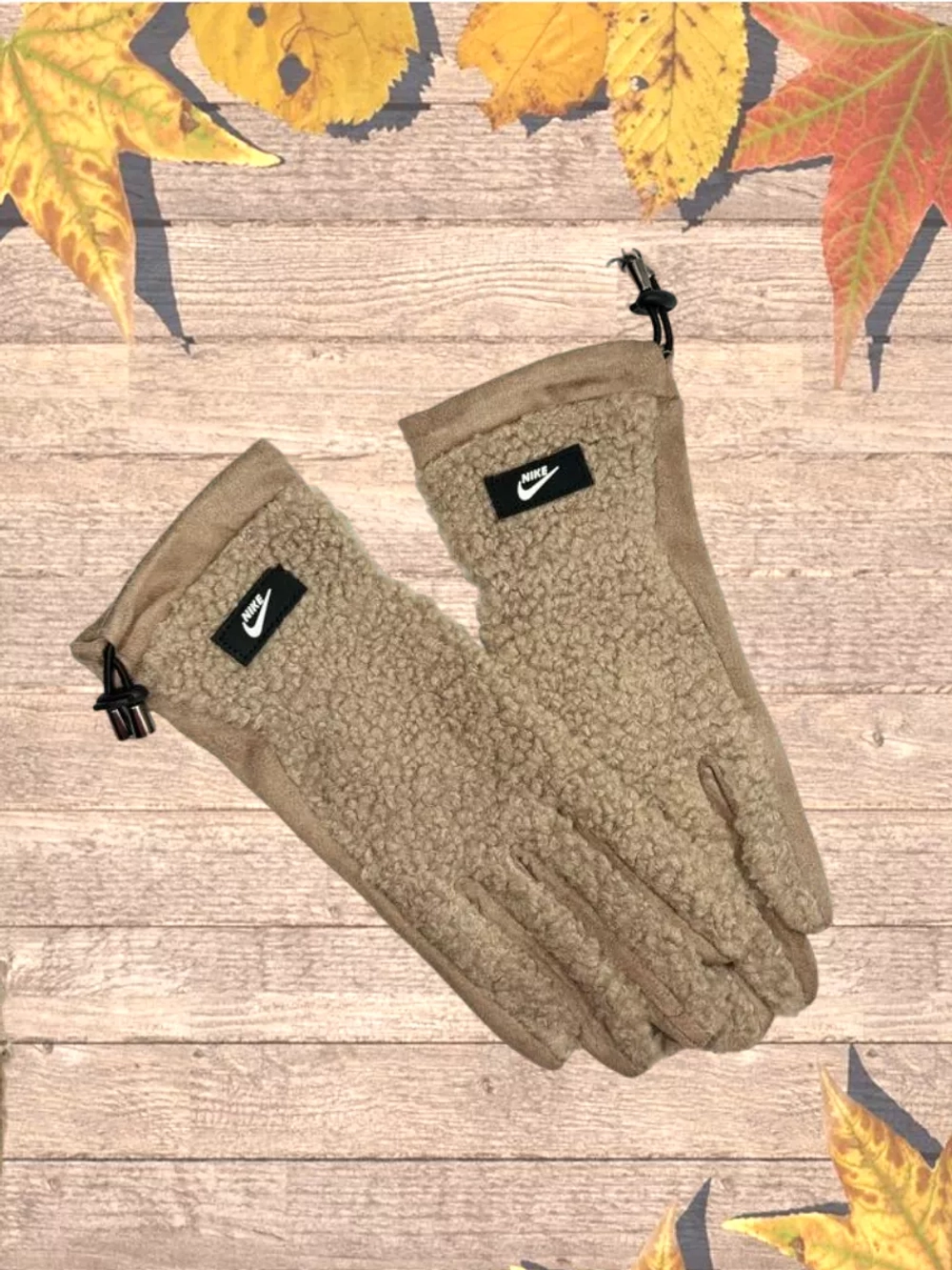 перчатки флисовые сенсорные теплые Nike