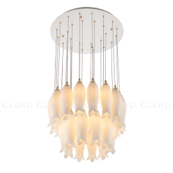 Люстра Cloyd ARGANA C26 / Ø50 см - керамика - E14 - белый (арт.11235)