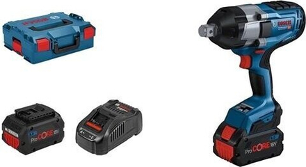 Гайковерт аккумуляторный BOSCH GDS 18 V-1050 H 06019J8502 2х8.0 Ач