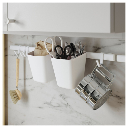 Органайзер для кухни IKEA SUNNERSTA (СУННЕРСТА), Белый, 60х14х13