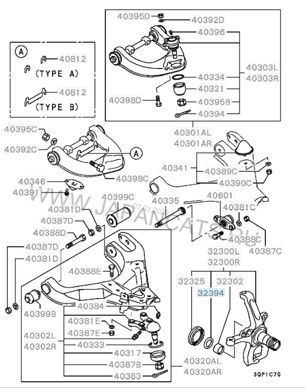 Стопорное кольцо ступицы / шайба поворотного кулака MITSUBISHI L200/PAJERO /RVLT-MB160671