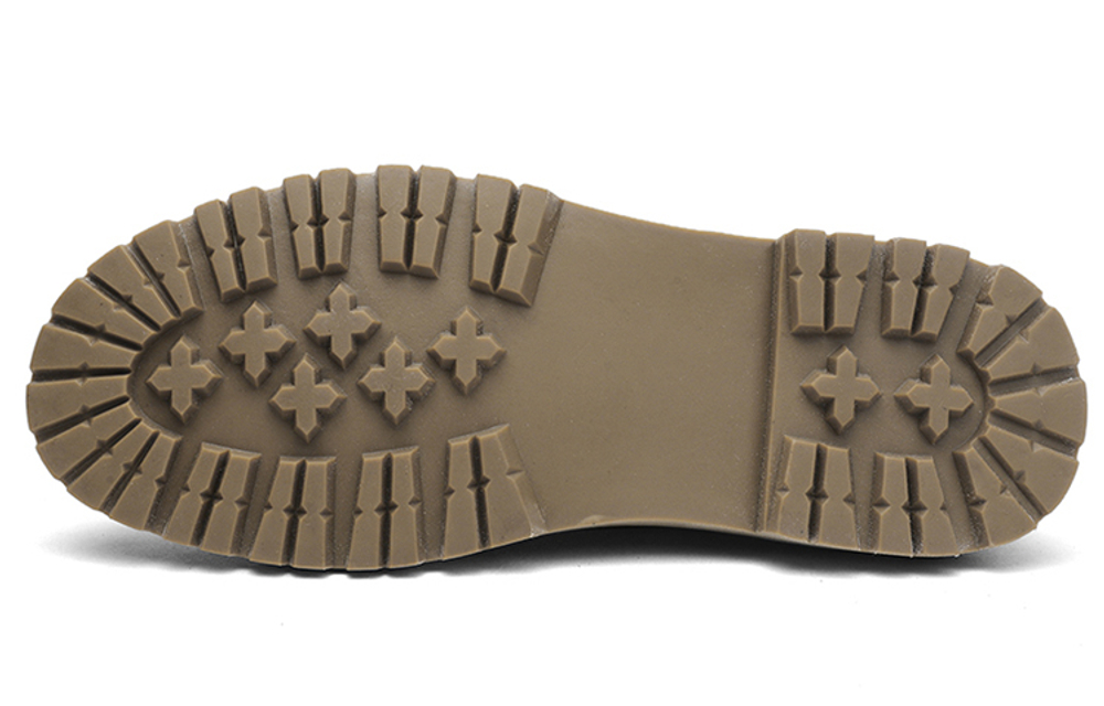 Jeep Casual Leather Shoes Men"s Low top Khaki