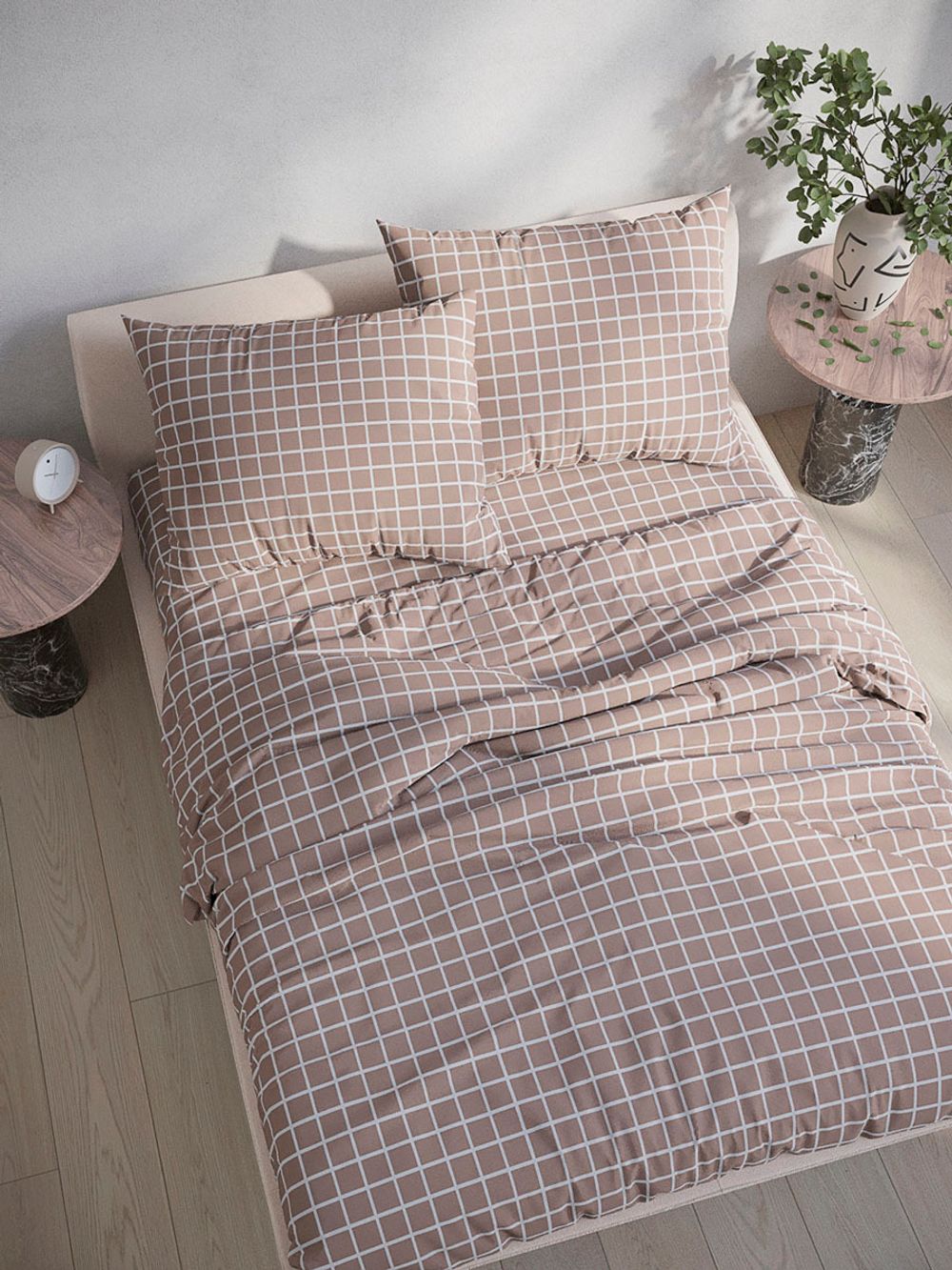 Комплект наволочек на молнии 2шт "Мэри" 40х40 см Сказка сатин